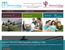 Tablet Screenshot of marinocollege.ie